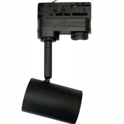 Foco carril LED RAIL COOK, 7W, negro, trifásico