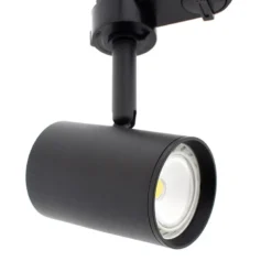 Foco carril LED RAIL COOK, 7W, negro, trifásico
