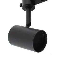 Foco carril LED RAIL COOK, 7W, negro, trifásico