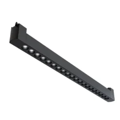 Foco carril LINEAL VERK RAIL 600, 40W, negro