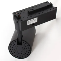 Foco carril Monofásico IOS Bridgelux, 30W, negro, 48º, CCT