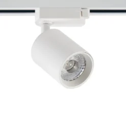 Foco carril Monofásico PIKE RAIL LED blanco 10W, 5-CCT, Triac regulable