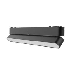 Foco carril SNOW SLIM 252mm Basculante 48V, 12W, 90º, negro