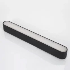 Foco carril SNOW SLIM 252mm 48V, 12W, 90º, negro
