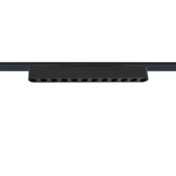 Foco carril SNOW SLIM 252mm 48V, 12W, 24º, UGR16, negro