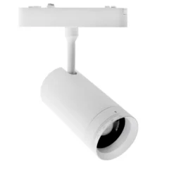 Foco carril SPOT SLIM 48V, 12W, 10-55º ajustable, blanco
