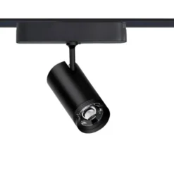 Foco carril SPOT SLIM 48V, 12W, 10-55º ajustable, negro