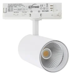 Foco carril Trifásico CRONOLUX, 40W-30W, blanco, 38º, UGR13, DUAL Carnes y Pescados