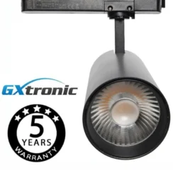 Foco carril Trifásico CRONOLUX, 40W-30W, blanco, 38º, UGR13, DUAL Carnes y Pescados