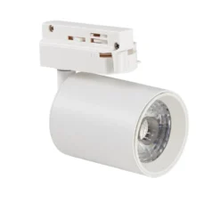 Foco carril Trifásico PIKE RAIL LED blanco 10W, 5-CCT, Triac regulable