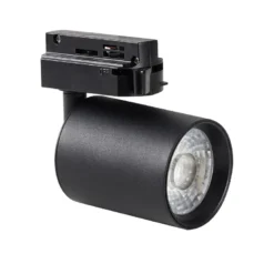 Foco carril Trifásico PIKE RAIL LED negro 10W, 5-CCT, Triac regulable