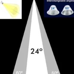Foco carril Trifásico SAMOS, 40W-26W, blanco, 24º-60º, UGR13, CCT