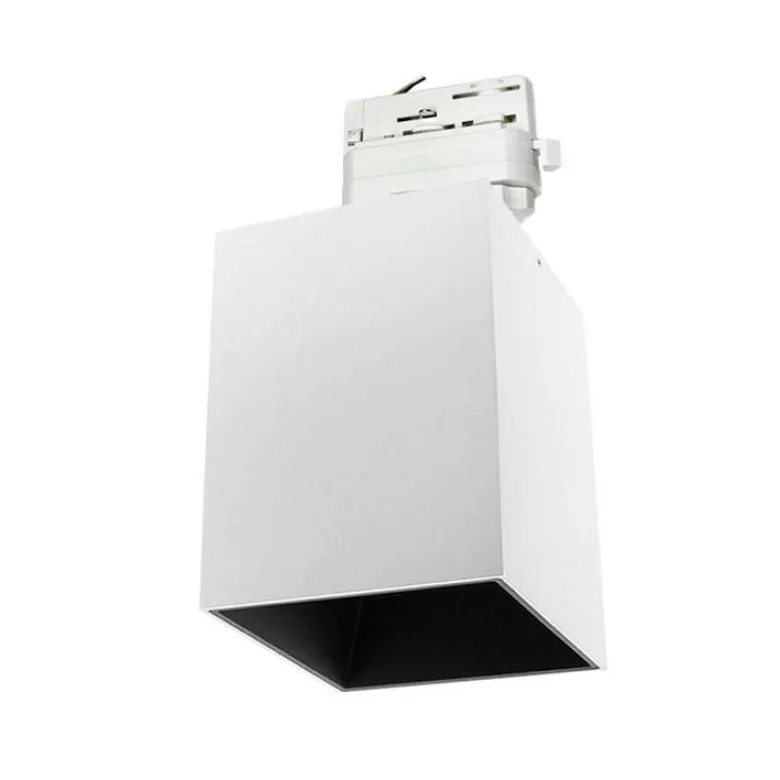 Foco de carril blanco PROLUX Rail Housing Square 110