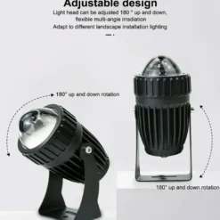Foco de largo alcance, 10W, 15º, 3000K