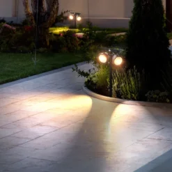 Foco doble de jardín Solar STREET CW+WW (2700K+6000K)