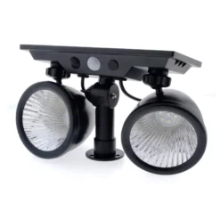 Foco doble de jardín Solar STREET RGBW