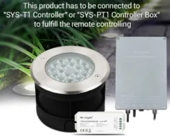 Foco empotrable FOKUA LED 9W, RGB+CCT, SYS-T1