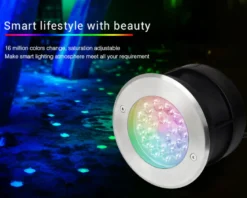 Foco empotrable FOKUA LED 9W, RGB+CCT, SYS-T1