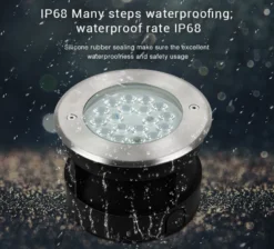 Foco empotrable FOKUA LED 9W, RGB+CCT, SYS-T1