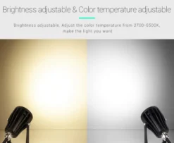 Foco jardín RGB+CCT, 6W, 2.4G RF