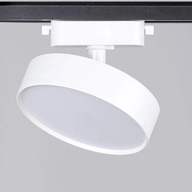 Foco LED KAST carril monofásico, 24W, blanco