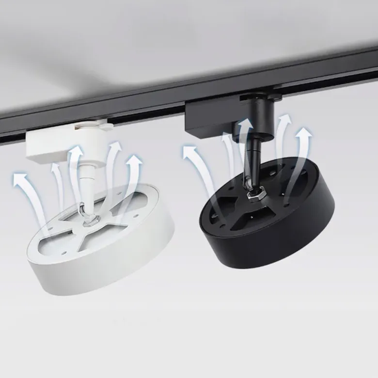 Foco LED KAST carril monofásico, 24W, blanco