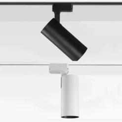 Foco LED para Carril Monofásico JUCAN 30W - Alta Fidelidad Cromática (CRI92), negro