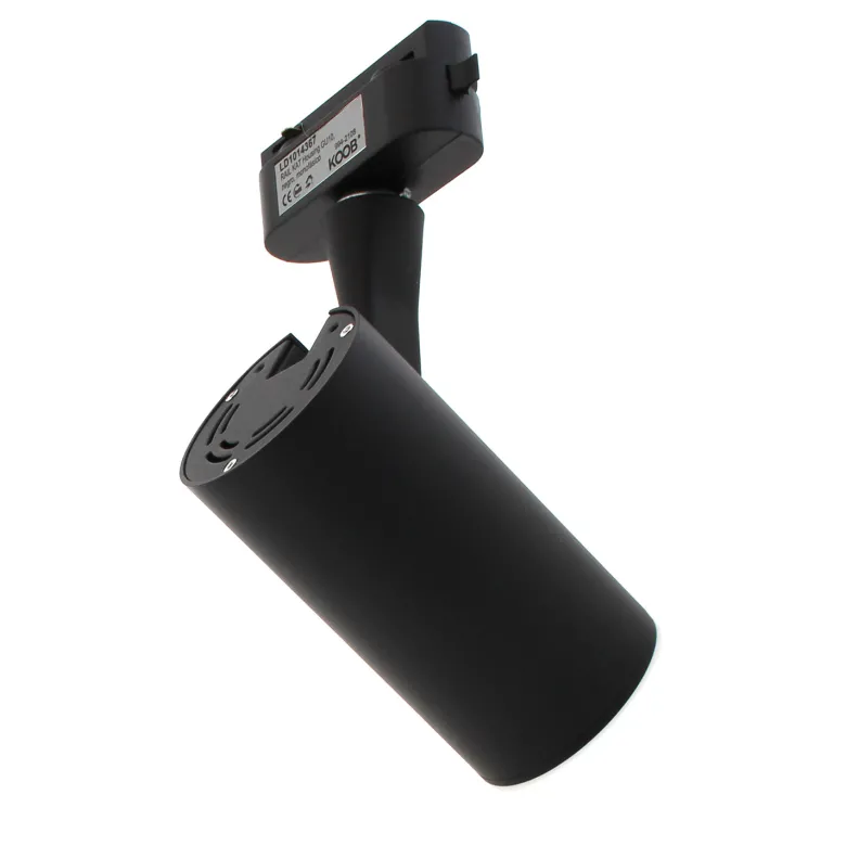 Foco LED RAIL KAT, 7W, negro, monofásico