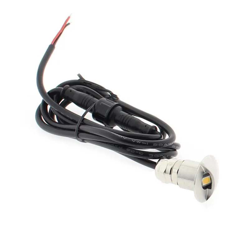 Foco POD LED 1W, IP67 Acero inox