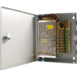 Fuente de alimentación DC12V/180W/15A BOX 9 puertos