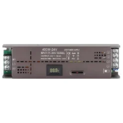 Fuente de alimentación DC24V/400W/16,66A Regulable con Display