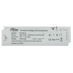 Fuente de alimentación DC12V/60W/5A, 6 salidas, sensor control