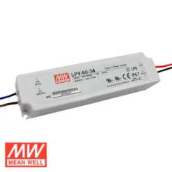 Fuente de alimentación IP67, DC24V/60W/2,5A Mean Well LPV-60-24