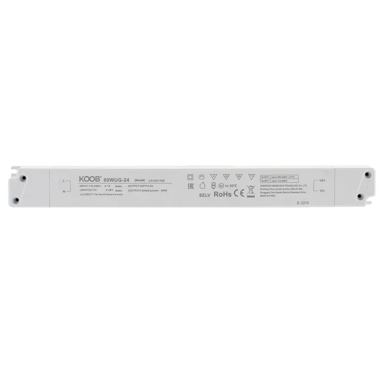 Fuente de alimentación Ultra Slim CC/DC24V/60W/2,25A