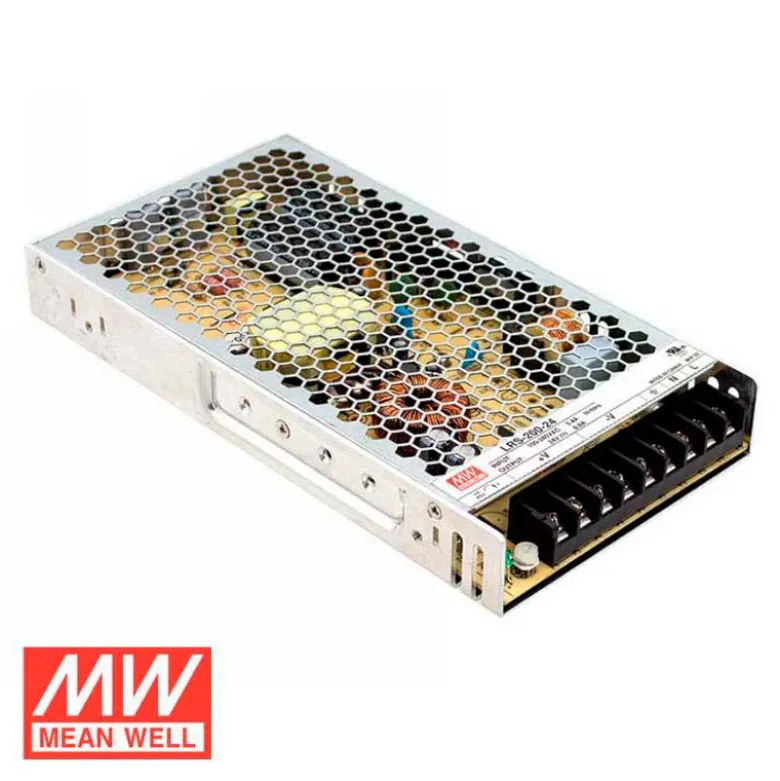 Fuente de alimentación 24V/200W/8.8A Mean Well LRS-200-24