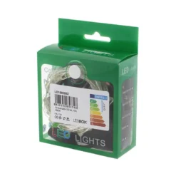 Guirnalda Led - Kit Tira 100 microled, 10 metros + adaptador 12V