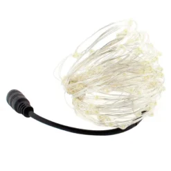 Guirnalda Led - Kit Tira 100 microled, 10 metros + adaptador 12V