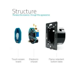 Interruptor Táctil + Regulador TRIAC Dimmer + Remoto LIVOLO