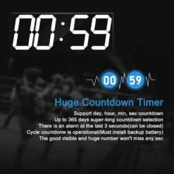 JUMBO CLOCK LED V2 RELOJ 450mm