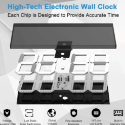 JUMBO CLOCK LED V2 RELOJ 450mm