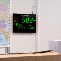 JUMBO Medidor de CO2, temperatura y humedad