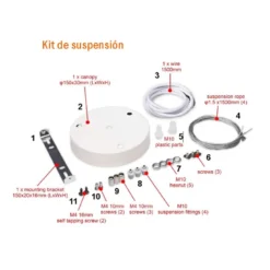 Kit de suspensión Kramfor BIG Plafón blanco