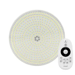 Kit Lámpara LED SLIM PAR56 para piscinas, 12V DC, IP68, 35W + mando