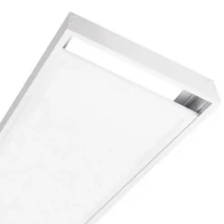 Kit marco Blanco para instalar Panel Led 30x120cm en superficie, Altura 68mm