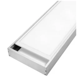 Kit marco Blanco para instalar Panel Led 30x120cm en superficie, Altura 68mm