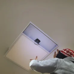 Kit marco Blanco para instalar Panel Led 60x120cm en superficie