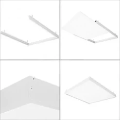 Kit marco Blanco para instalar Panel Led 60x60cm en superficie, Altura 68mm