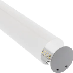 KIT - Perfil aluminio BAROUND_S para tiras LED, 2 metros