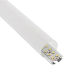 KIT - Perfil aluminio BAROUND Ø30 para tiras LED, 1 metro