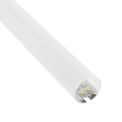 KIT - Perfil aluminio BAROUND Ø30 para tiras LED, 2 metros
